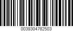 Código de barras (EAN, GTIN, SKU, ISBN): '0039304782503'