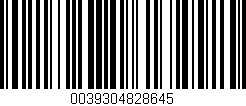 Código de barras (EAN, GTIN, SKU, ISBN): '0039304828645'