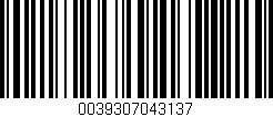 Código de barras (EAN, GTIN, SKU, ISBN): '0039307043137'