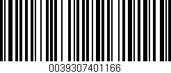 Código de barras (EAN, GTIN, SKU, ISBN): '0039307401166'