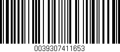 Código de barras (EAN, GTIN, SKU, ISBN): '0039307411653'