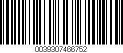 Código de barras (EAN, GTIN, SKU, ISBN): '0039307466752'
