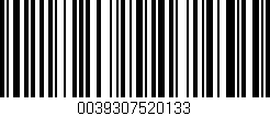 Código de barras (EAN, GTIN, SKU, ISBN): '0039307520133'