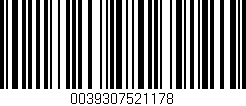 Código de barras (EAN, GTIN, SKU, ISBN): '0039307521178'