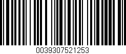 Código de barras (EAN, GTIN, SKU, ISBN): '0039307521253'