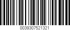 Código de barras (EAN, GTIN, SKU, ISBN): '0039307521321'