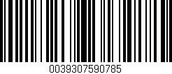 Código de barras (EAN, GTIN, SKU, ISBN): '0039307590785'