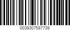 Código de barras (EAN, GTIN, SKU, ISBN): '0039307597739'