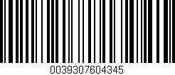 Código de barras (EAN, GTIN, SKU, ISBN): '0039307604345'
