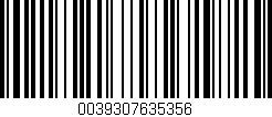 Código de barras (EAN, GTIN, SKU, ISBN): '0039307635356'