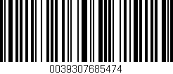Código de barras (EAN, GTIN, SKU, ISBN): '0039307685474'
