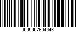 Código de barras (EAN, GTIN, SKU, ISBN): '0039307694346'