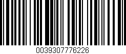 Código de barras (EAN, GTIN, SKU, ISBN): '0039307776226'