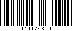 Código de barras (EAN, GTIN, SKU, ISBN): '0039307776233'