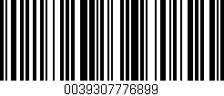 Código de barras (EAN, GTIN, SKU, ISBN): '0039307776899'