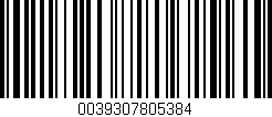 Código de barras (EAN, GTIN, SKU, ISBN): '0039307805384'