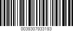 Código de barras (EAN, GTIN, SKU, ISBN): '0039307933193'