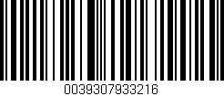 Código de barras (EAN, GTIN, SKU, ISBN): '0039307933216'