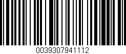 Código de barras (EAN, GTIN, SKU, ISBN): '0039307941112'