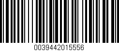Código de barras (EAN, GTIN, SKU, ISBN): '0039442015556'