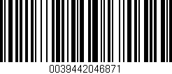 Código de barras (EAN, GTIN, SKU, ISBN): '0039442046871'