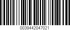 Código de barras (EAN, GTIN, SKU, ISBN): '0039442047021'