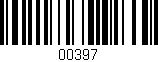 Código de barras (EAN, GTIN, SKU, ISBN): '00397'