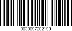 Código de barras (EAN, GTIN, SKU, ISBN): '0039897202198'