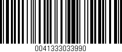 Código de barras (EAN, GTIN, SKU, ISBN): '0041333033990'