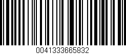 Código de barras (EAN, GTIN, SKU, ISBN): '0041333665832'