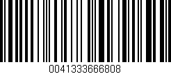 Código de barras (EAN, GTIN, SKU, ISBN): '0041333666808'