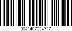 Código de barras (EAN, GTIN, SKU, ISBN): '0041487324777'