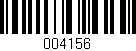 Código de barras (EAN, GTIN, SKU, ISBN): '004156'