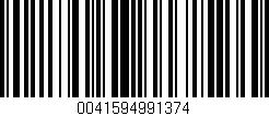 Código de barras (EAN, GTIN, SKU, ISBN): '0041594991374'