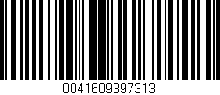 Código de barras (EAN, GTIN, SKU, ISBN): '0041609397313'