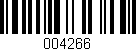Código de barras (EAN, GTIN, SKU, ISBN): '004266'