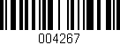Código de barras (EAN, GTIN, SKU, ISBN): '004267'
