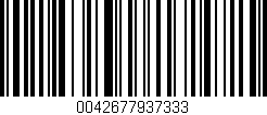 Código de barras (EAN, GTIN, SKU, ISBN): '0042677937333'