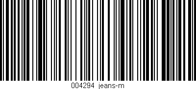 Código de barras (EAN, GTIN, SKU, ISBN): '004294_jeans-m'