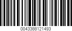 Código de barras (EAN, GTIN, SKU, ISBN): '0043388121493'