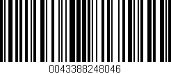 Código de barras (EAN, GTIN, SKU, ISBN): '0043388248046'