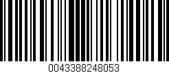 Código de barras (EAN, GTIN, SKU, ISBN): '0043388248053'