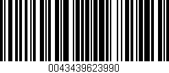 Código de barras (EAN, GTIN, SKU, ISBN): '0043439623990'