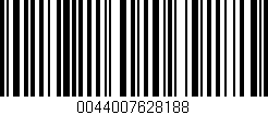 Código de barras (EAN, GTIN, SKU, ISBN): '0044007628188'