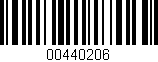 Código de barras (EAN, GTIN, SKU, ISBN): '00440206'