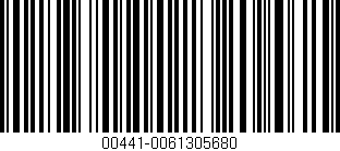 Código de barras (EAN, GTIN, SKU, ISBN): '00441-0061305680'