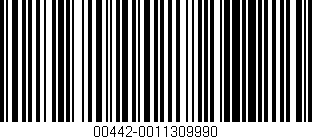 Código de barras (EAN, GTIN, SKU, ISBN): '00442-0011309990'