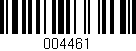 Código de barras (EAN, GTIN, SKU, ISBN): '004461'