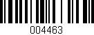 Código de barras (EAN, GTIN, SKU, ISBN): '004463'