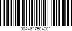 Código de barras (EAN, GTIN, SKU, ISBN): '0044677504201'